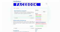 Desktop Screenshot of facebook-cz.oficialni-stranky.cz