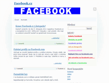 Tablet Screenshot of facebook-cz.oficialni-stranky.cz